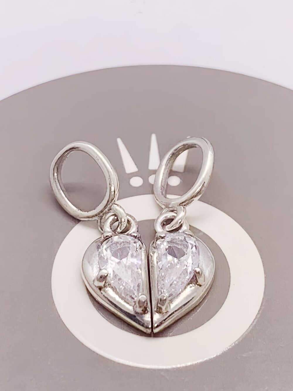 Pandora Mother & Daughter Hearts Dangle Charm